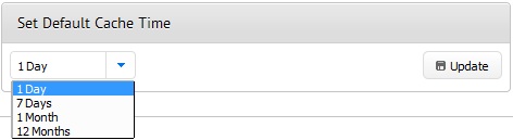 Set Default Cache Time